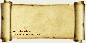 Andjelina Vujačić vizit kartica